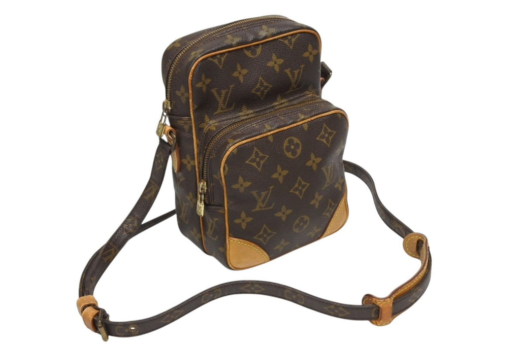 Louis Vuitton Amazon Shoulder Bag Monogram Leather Brown — view 3