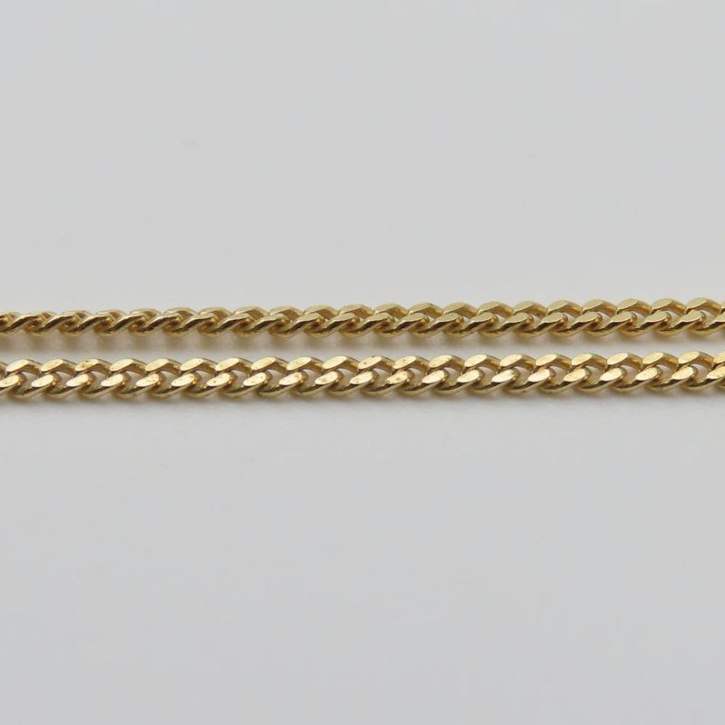 Christian Dior Necklace CD Logo Metal Rhinestone Gold Plated GP Accessories — view 7