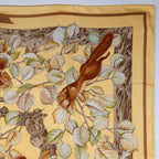 Hermes Carre 90 Casse Noisette Nutcracker Silk Beige Scarf — view 3