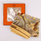 Hermes Carre 90 Casse Noisette Nutcracker Silk Beige Scarf — view 9