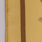 Hermes Carre 90 Casse Noisette Nutcracker Silk Beige Scarf — view 7