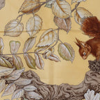Hermes Carre 90 Casse Noisette Nutcracker Silk Beige Scarf — view 6