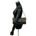 Louis Vuitton Monogram Leather One Shoulder Bag Semi — view 3