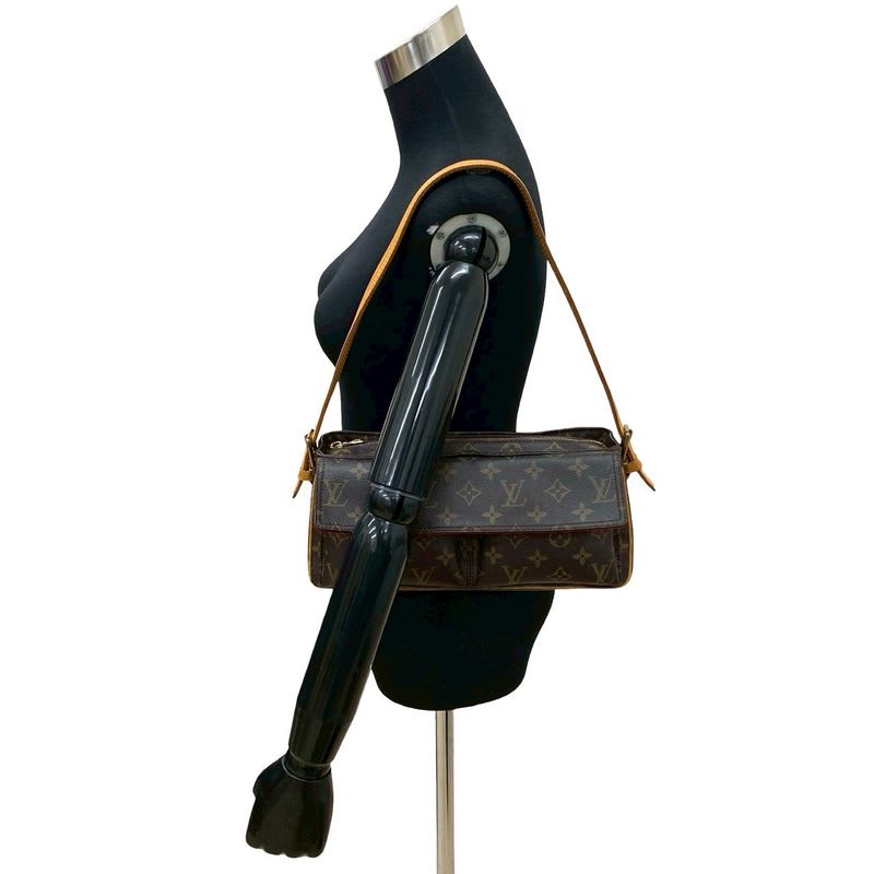 Louis Vuitton Monogram Leather One Shoulder Bag Semi — view 3