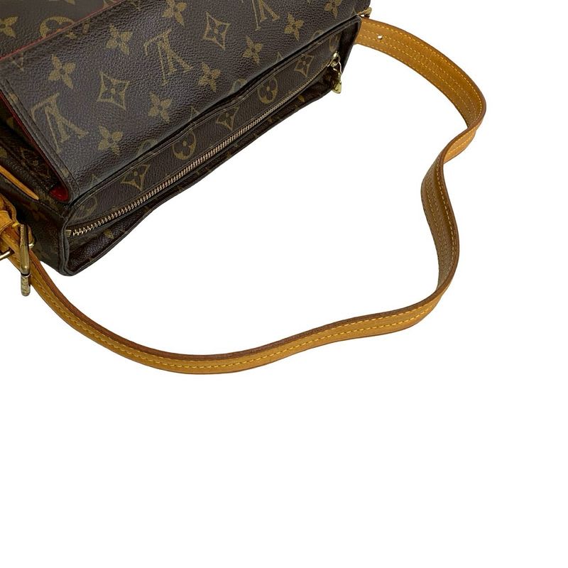 Louis Vuitton Monogram Leather One Shoulder Bag Semi — view 5