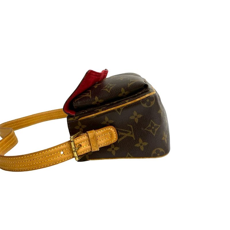 Louis Vuitton Monogram Leather One Shoulder Bag Semi — view 6