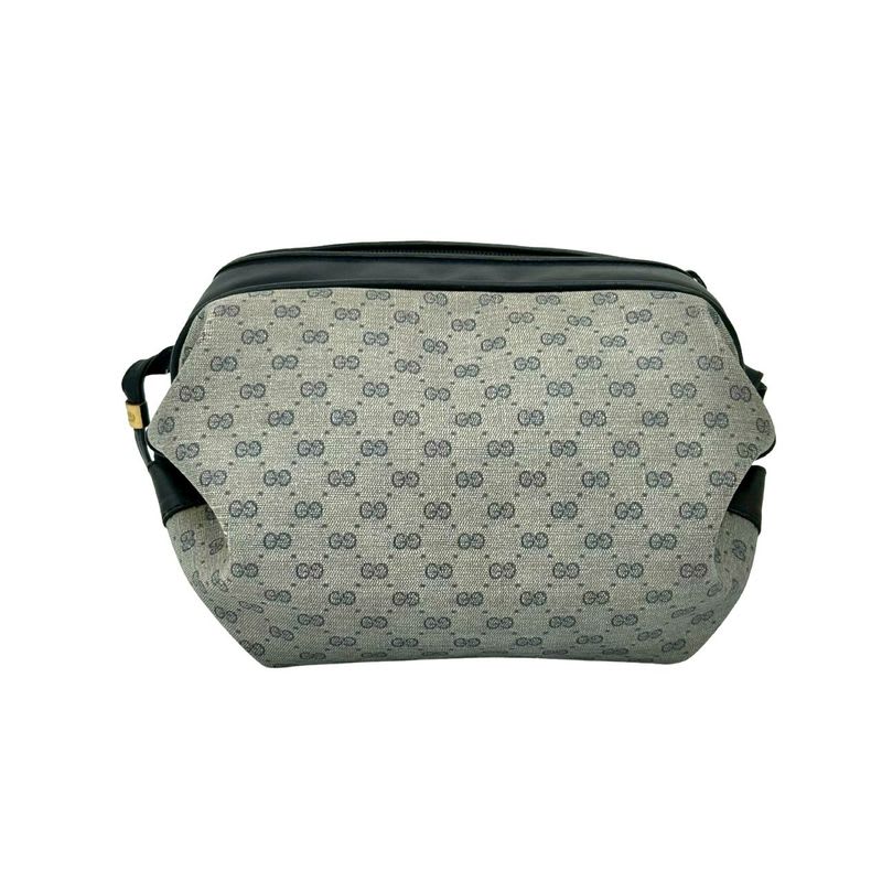 Gucci Vintage Micro GG Logo Pattern Leather Mini