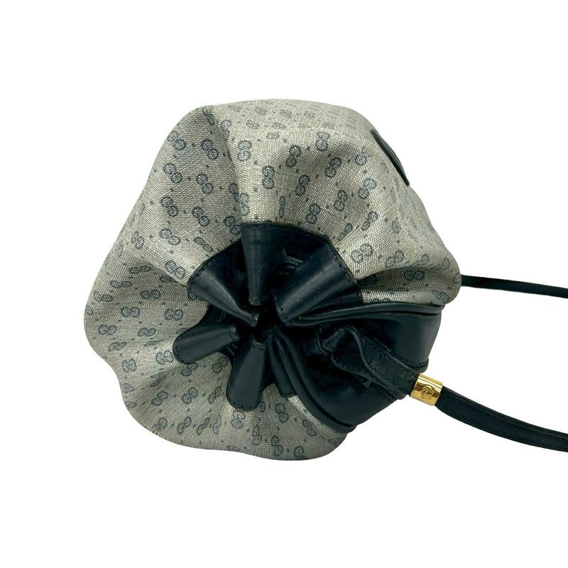 Gucci Vintage Micro GG Logo Pattern Leather Mini