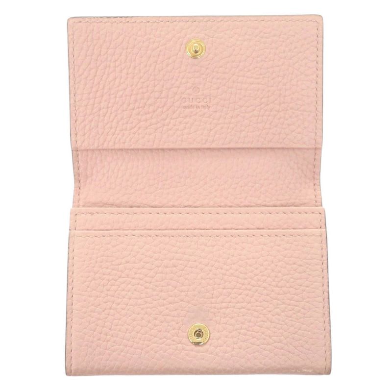 Gucci Horsebit Leather Pink Card Case Business Holder 0069 — view 6