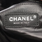 Chanel Rucksack Backpack Quilted Neon Off White Black Canvas Logo — view 5