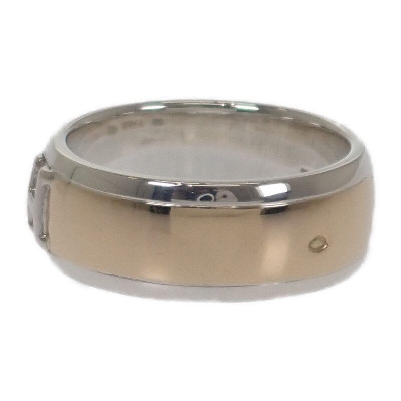 Hermes H Logo No 15 Ring Silver 925 18K Yellow Gold — view 4