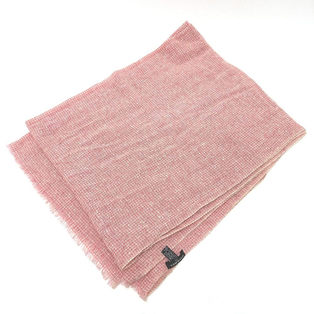 Chanel Stole Coco Mark Wool Pink — view 7