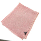 Chanel Stole Coco Mark Wool Pink — view 3