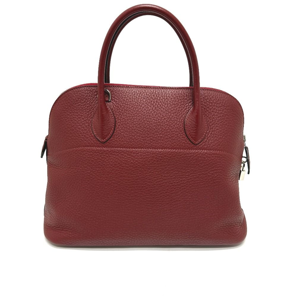 Hermes Handbag Bolide 35 Taurillon Clemence Rouge Ash Red — view 3