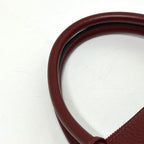 Hermes Handbag Bolide 35 Taurillon Clemence Rouge Ash Red — view 6