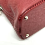 Hermes Handbag Bolide 35 Taurillon Clemence Rouge Ash Red — view 5