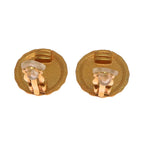 Chanel Quilted Gold-Tone Crystal Embellished — view 5
