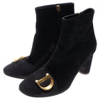 Christian Dior 23 AW Cest Suede Leather Short Boots Black — view 2