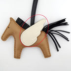 Hermes Pegase Pegasus PM Sesame Black Nata Anyo-milo Bag Charm — view 9