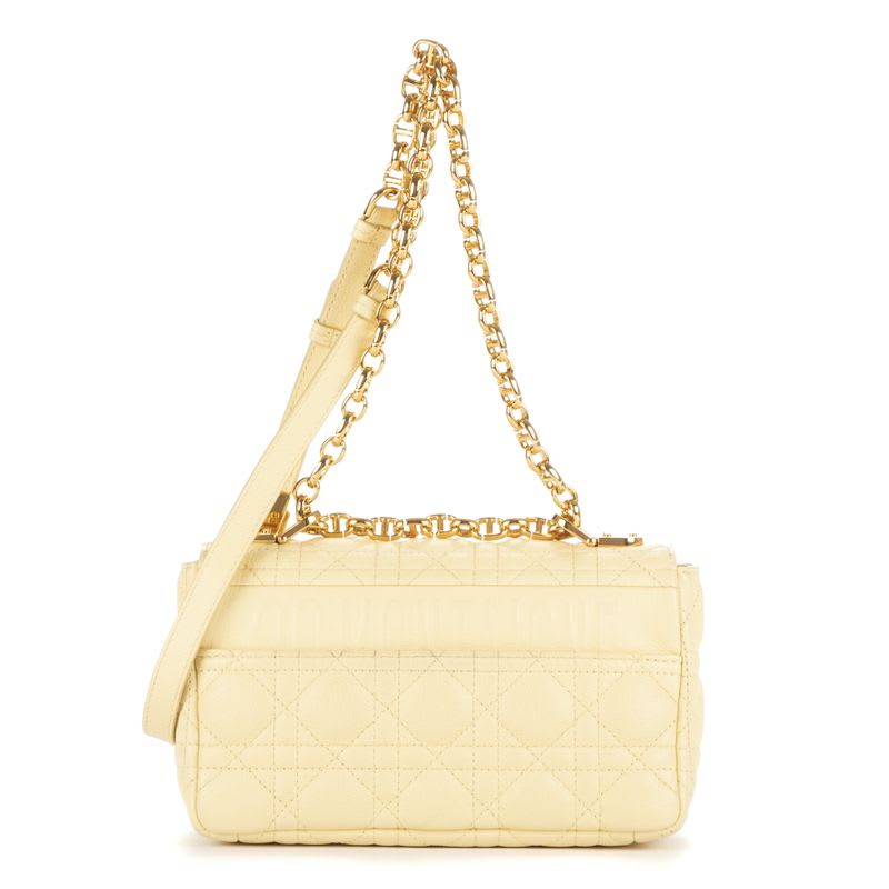 Dior Camera Bag Vanilla Cannage Leather — view 5