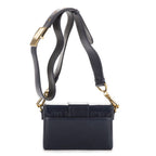 Dior Montaigne Small Box Navy Calfskin Leather — view 5