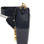 Dior Montaigne Small Box Navy Calfskin Leather — view 9