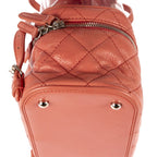 Chanel 2018 Limited Edition Aquarium Backpack Pink Transparent Quilted — view 8