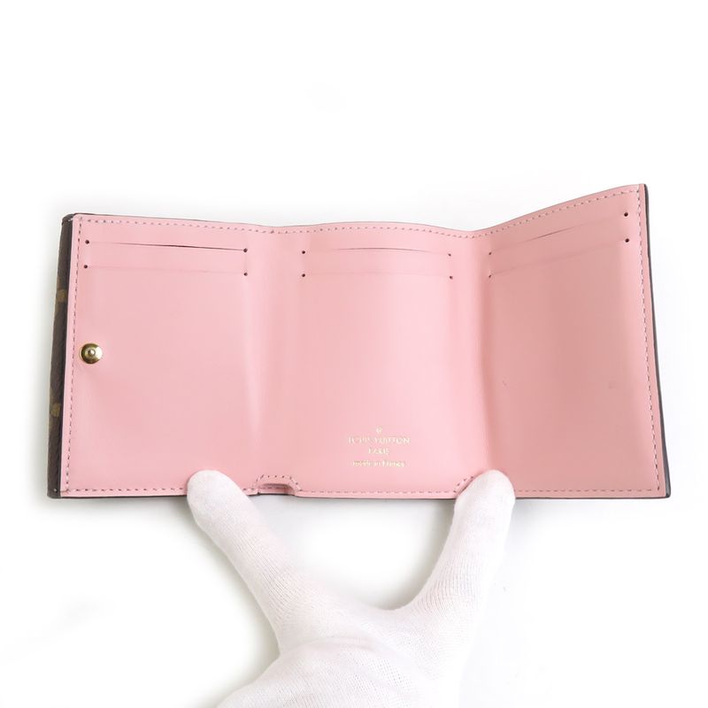 Louis Vuitton Compact Wallet Trifold Monogram Portefeuille — view 3