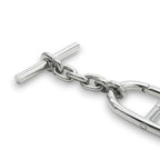 Hermes Chaine D'ancre Key Case Accessories Silver — view 3
