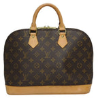 Louis Vuitton Alma PM Handbag Monogram Brown Gold