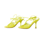 Bottega Veneta Sandals Dot Lace Up 36 Shoes Lime — view 2