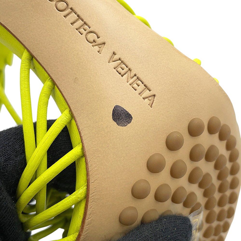 Bottega Veneta Sandals Dot Lace Up 36 Shoes Lime — view 9