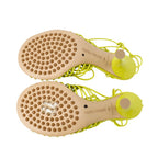 Bottega Veneta Sandals Dot Lace Up 36 Shoes Lime — view 4