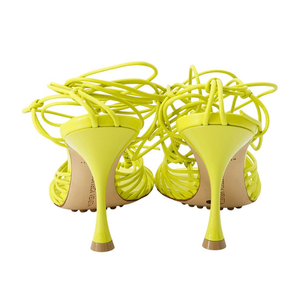 Bottega Veneta Sandals Dot Lace Up 36 Shoes Lime — view 3