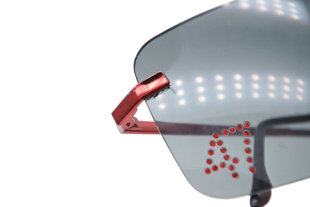 Dior Sunglasses 47 Rhinestone Metal Red Eyewear — view 5
