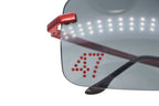 Dior Sunglasses 47 Rhinestone Metal Red Eyewear — view 4