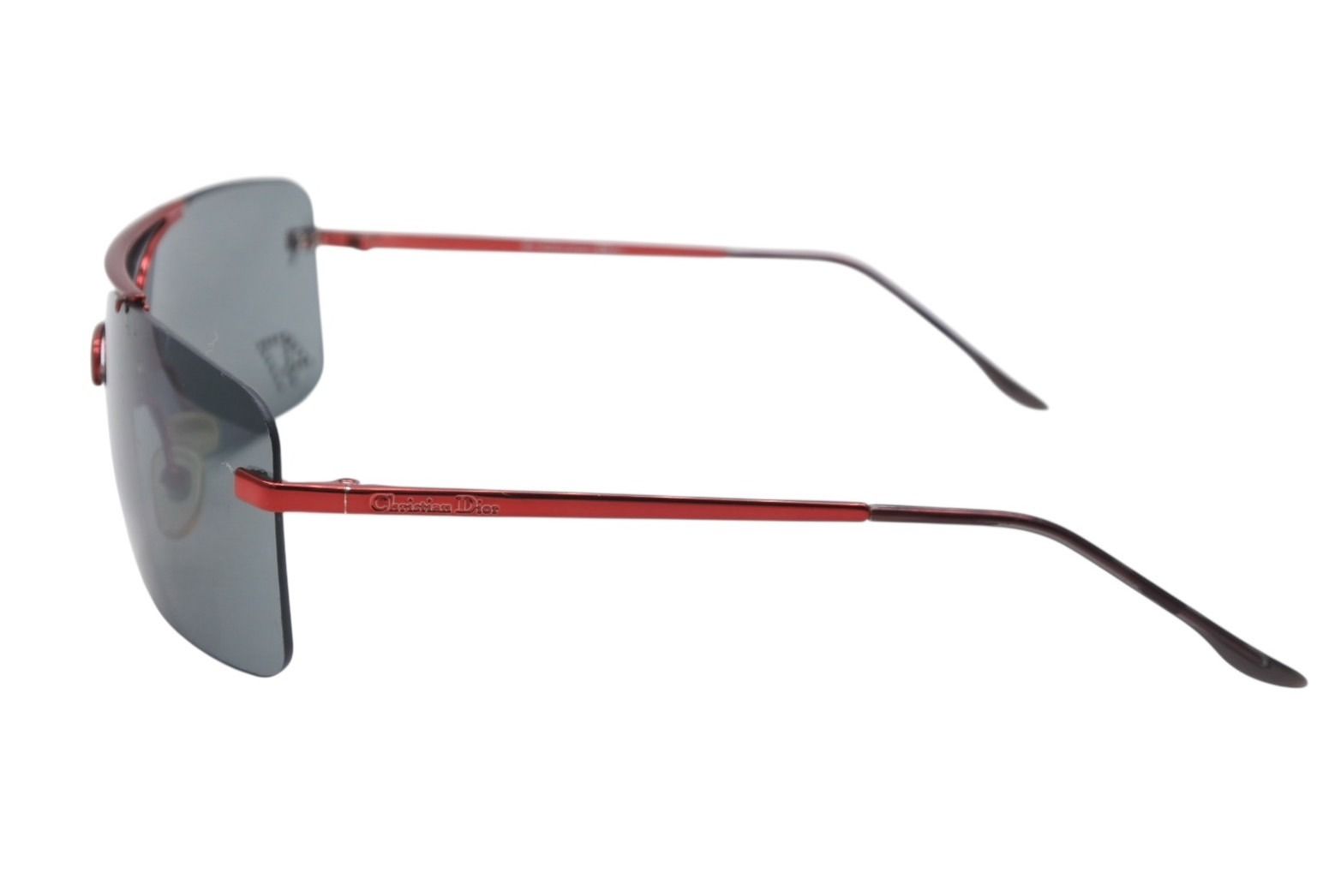 Dior Sunglasses 47 Rhinestone Metal Red Eyewear — view 2