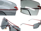 Dior Sunglasses 47 Rhinestone Metal Red Eyewear — view 6