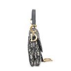 Dior Navy Beige Oblique Jacquard Canvas — view 5