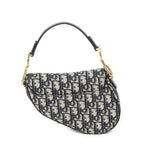 Dior Navy Beige Oblique Jacquard Canvas — view 6