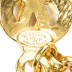 Chanelcoco Mark Pendant Chain Necklace Gold Plated — view 5