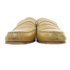Hermes H Logo Stitch All Leather Loafers 37 Beige 1205 Mnk3 — view 2