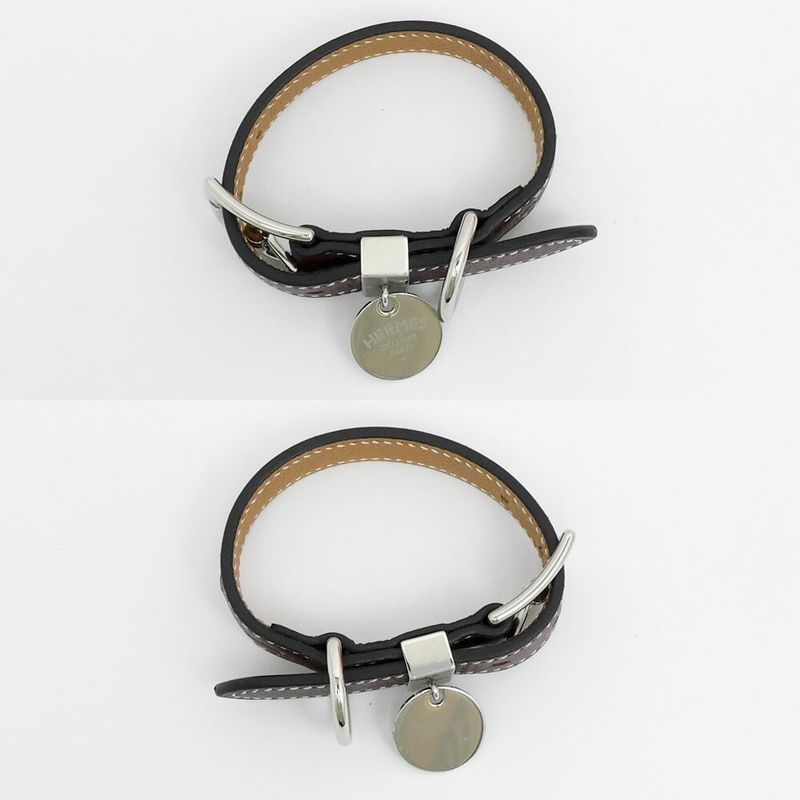Hermes Dog Collar Tres XS Rouge Serie Nata Sesam Brown Series Vo Epson — view 4