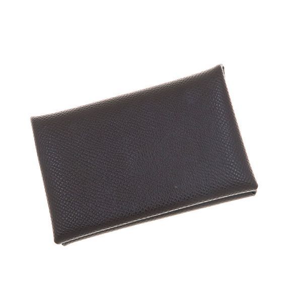 Hermes Calvi Black Wallet — view 2