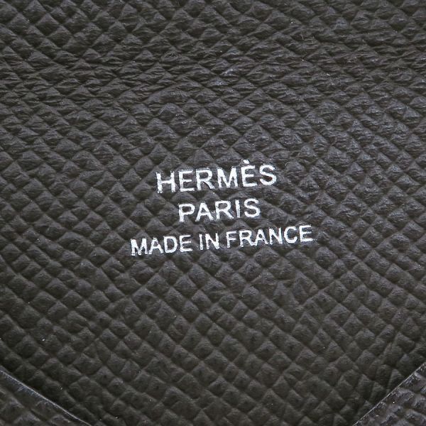 Hermes Calvi Black Wallet — view 9