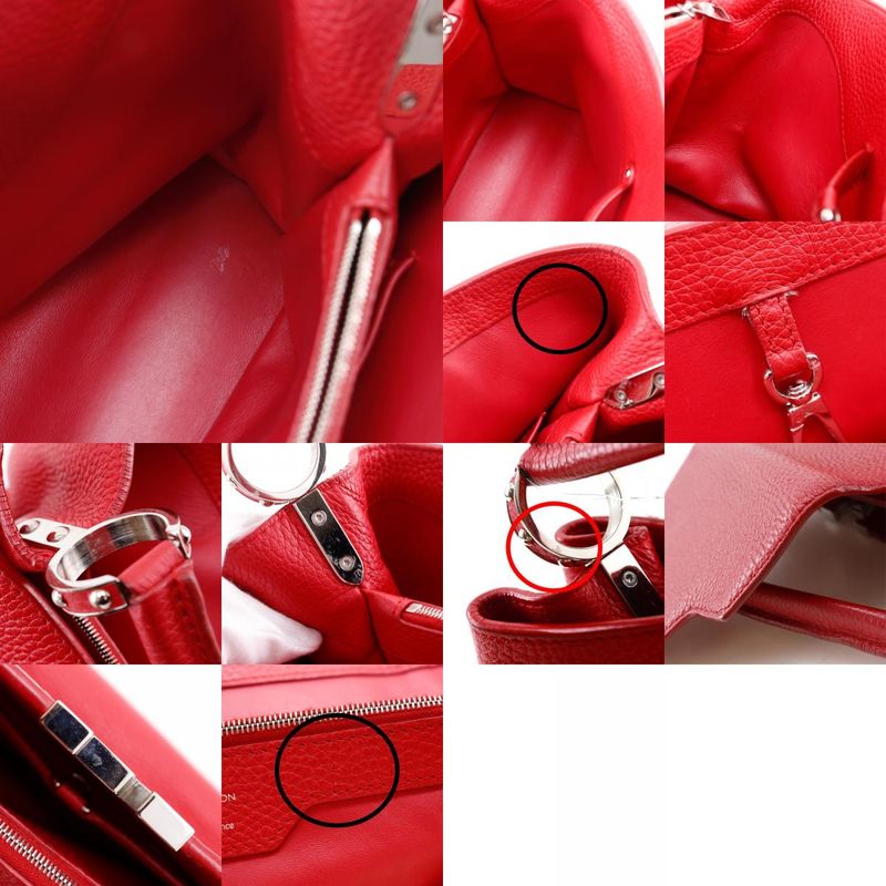 Louis Vuitton Capucines MM Parnasea Taurillon Leather Red Tr2125 — view 9