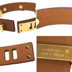 Hermes Leather Bracelet Mini Dog Annaud T2 Aq8113 — view 4