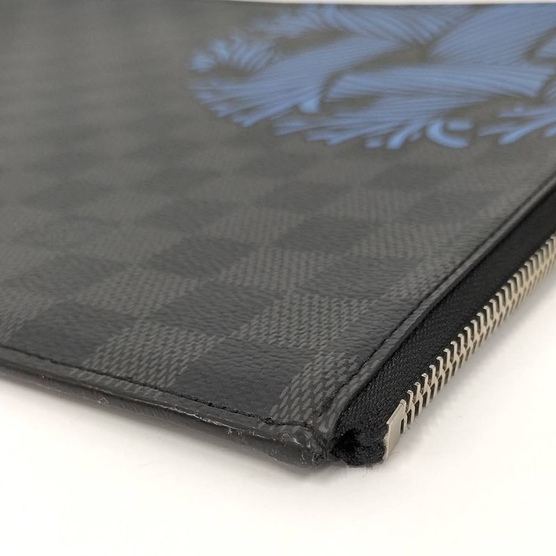 Louis Vuitton Clutch Bag Pochette Jules GM Damier Graphite — view 3