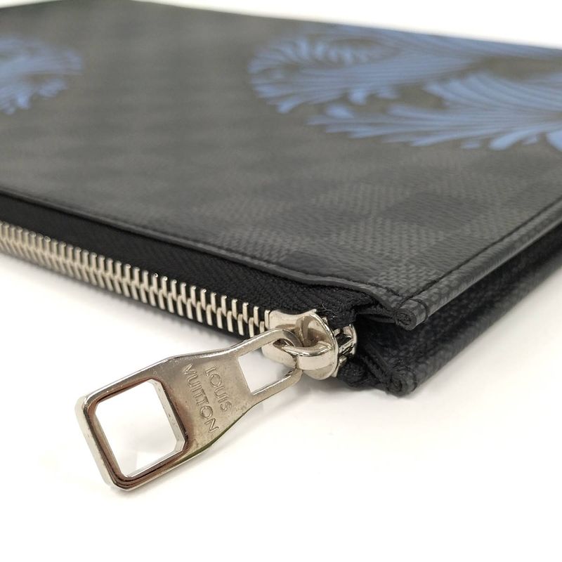 Louis Vuitton Clutch Bag Pochette Jules GM Damier Graphite — view 5