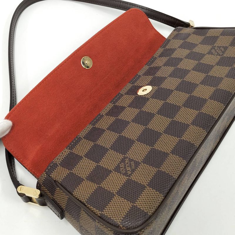 Louis Vuitton Recoleta Handbag Damier Ebene Brown — view 8